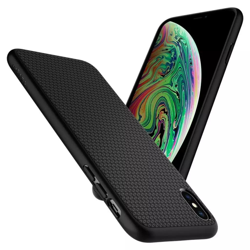 Чехол для моб. телефона Spigen iPhone XS Max Liquid Air Matte Black (065CS25126) - 6