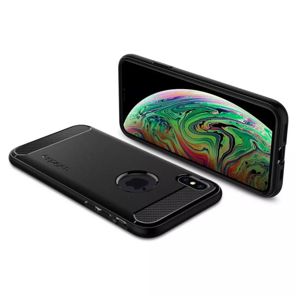 Чехол для моб. телефона Spigen iPhone XS Max Rugged Armor Matte Black (065CS25125) - 2 Чехол для моб. телефона Spigen iPhone XS Max Rugged Armor Matte Black (065CS25125) - 2
