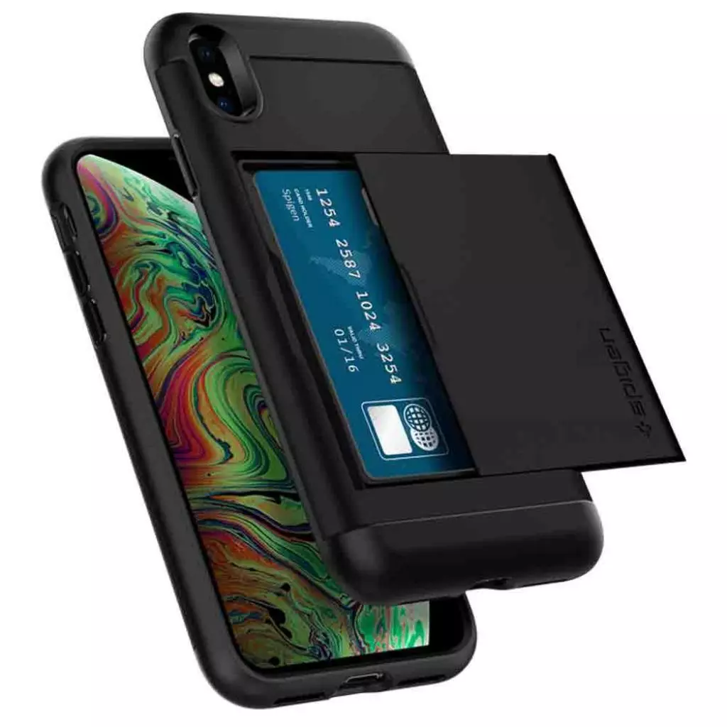 Чехол для моб. телефона Spigen iPhone XS Max Slim Armor CS Black (065CS24842) - 8