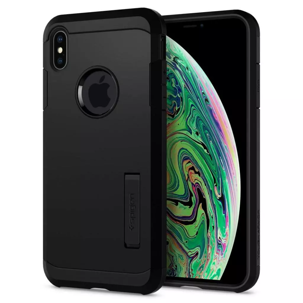 Чехол для моб. телефона Spigen iPhone XS Max Tough Armor Black (065CS25130) - 1