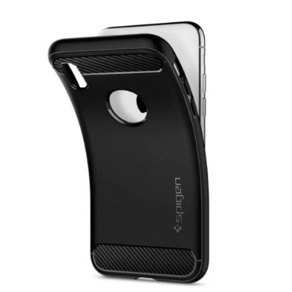 Чехол для моб. телефона Spigen iPhone XS Rugged Armor Matte Black (063CS25113) - 1 Чехол для моб. телефона Spigen iPhone XS Rugged Armor Matte Black (063CS25113) - 1