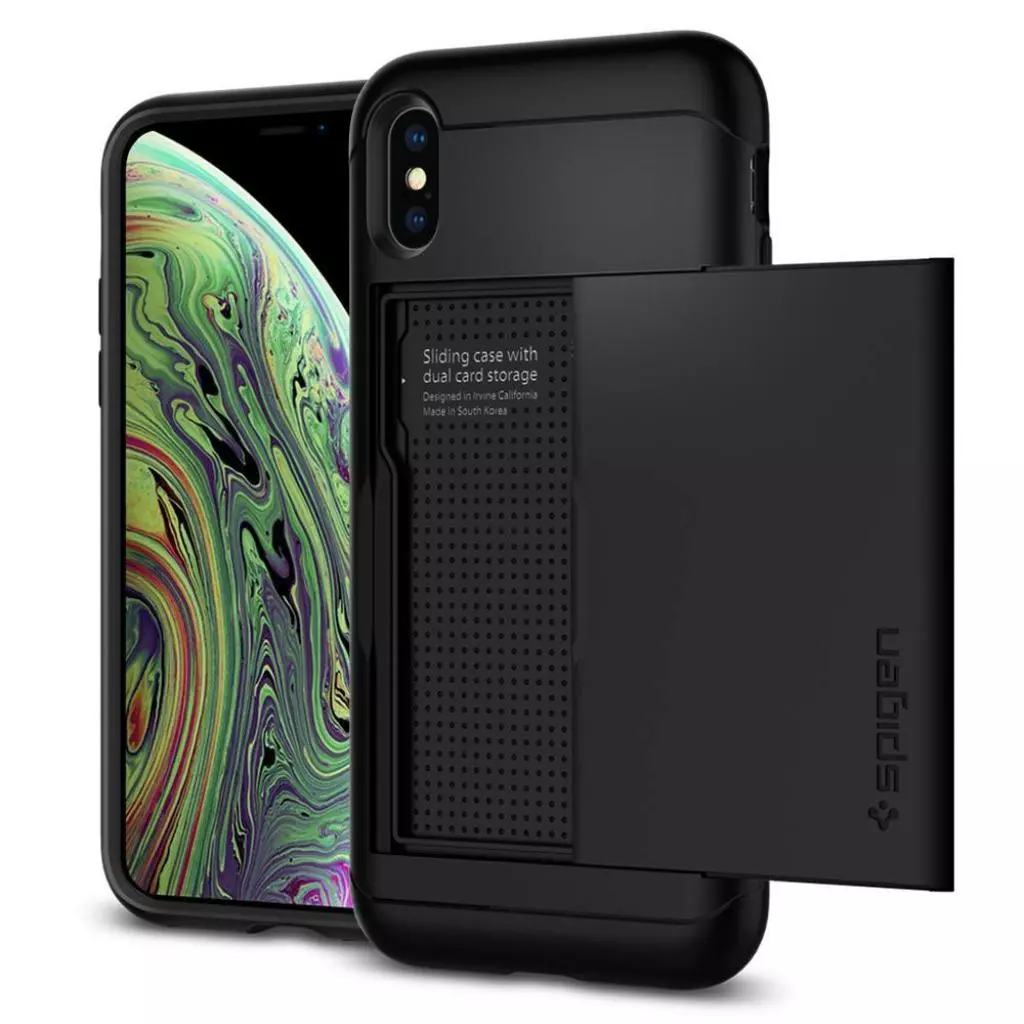 Чехол для моб. телефона Spigen iPhone XS Slim Armor CS Black (063CS24922) - 3