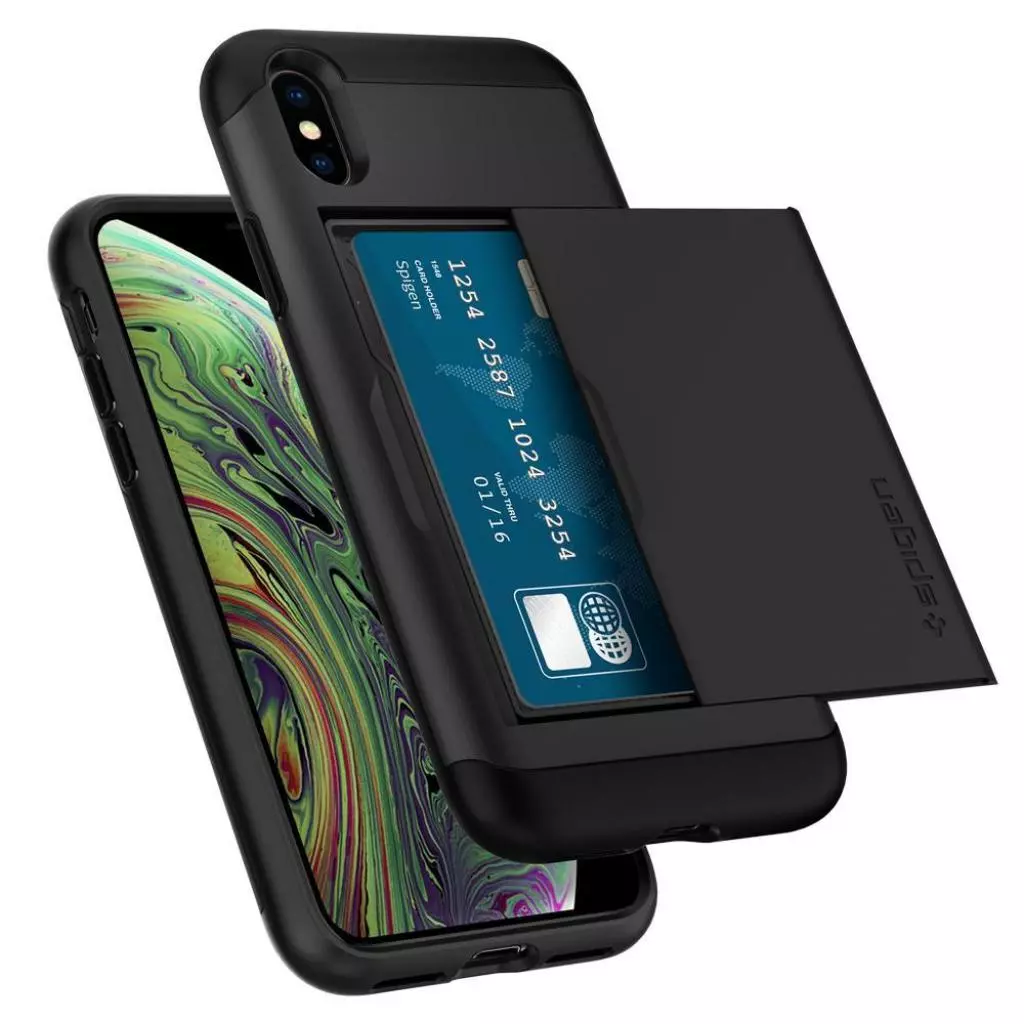 Чехол для моб. телефона Spigen iPhone XS Slim Armor CS Black (063CS24922) - 7