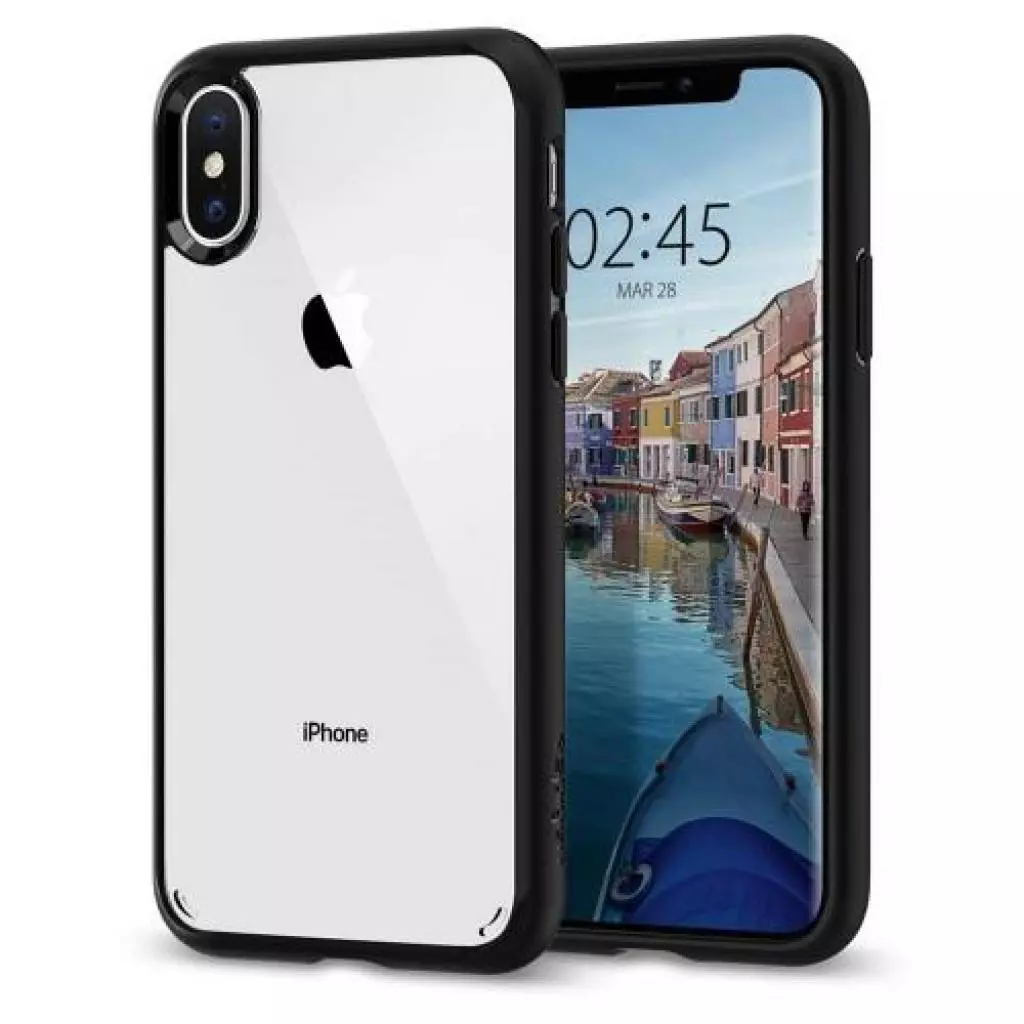 Чехол для моб. телефона Spigen iPhone XS Ultra Hybrid Matte Black (063CS25116) - 6