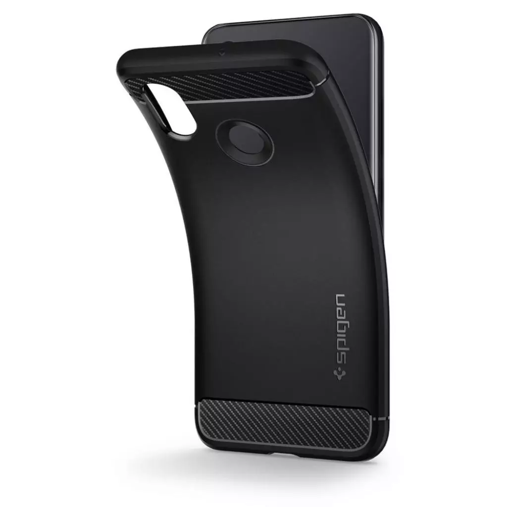 Чехол для моб. телефона Spigen Xiaomi Mi 8 Rugged Armor Black (S11CS23359) - 1