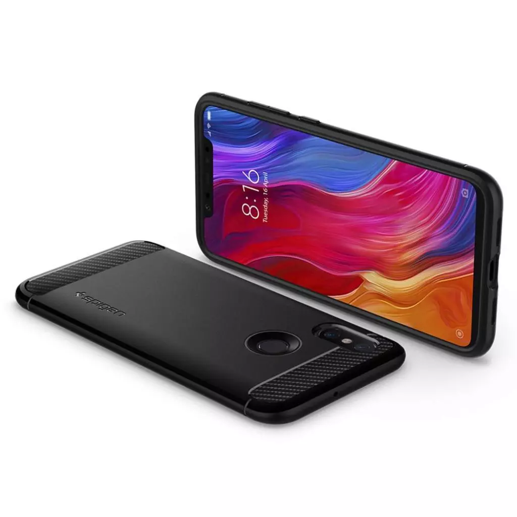 Чехол для моб. телефона Spigen Xiaomi Mi 8 Rugged Armor Black (S11CS23359) - 6