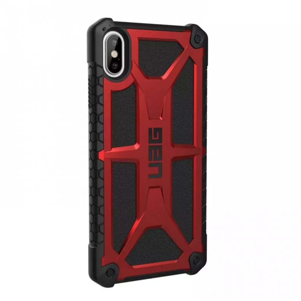 Чехол для моб. телефона Uag Apple iPhone Xs MAX Monarch, Crimson (111101119494) - 1 Чехол для моб. телефона Uag Apple iPhone Xs MAX Monarch, Crimson (111101119494) - 1
