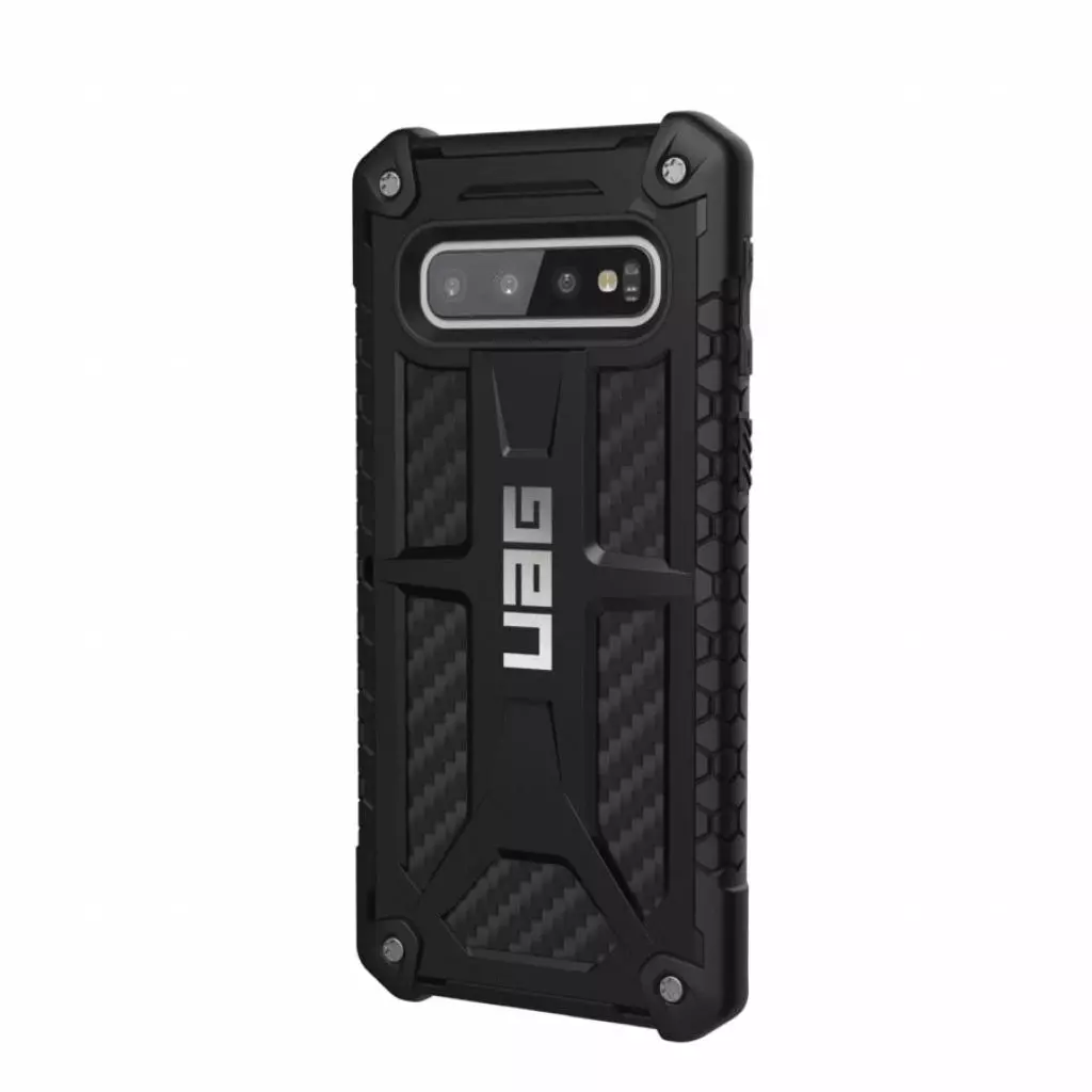 Чехол для моб. телефона Uag Samsung Galaxy S10 Monarch, Carbon Fiber (211341114242) - 1 Чехол для моб. телефона Uag Samsung Galaxy S10 Monarch, Carbon Fiber (211341114242) - 1
