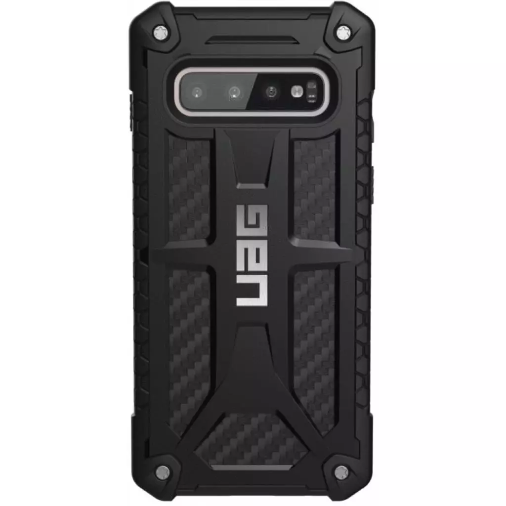 Чехол для моб. телефона Uag Samsung Galaxy S10 Monarch, Carbon Fiber (211341114242)