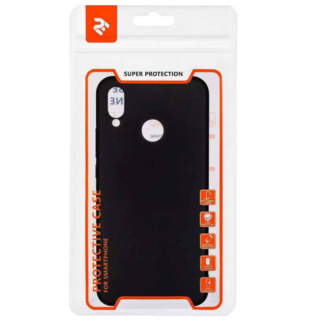 Чехол для моб. телефона 2E Huawei P Smart+, Soft touch, Black (2E-H-PSP-18-NKST-BK) - 2