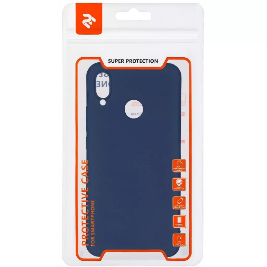 Чехол для моб. телефона 2E Huawei P Smart+, Soft touch, Navy (2E-H-PSP-18-NKST-NV) - 2