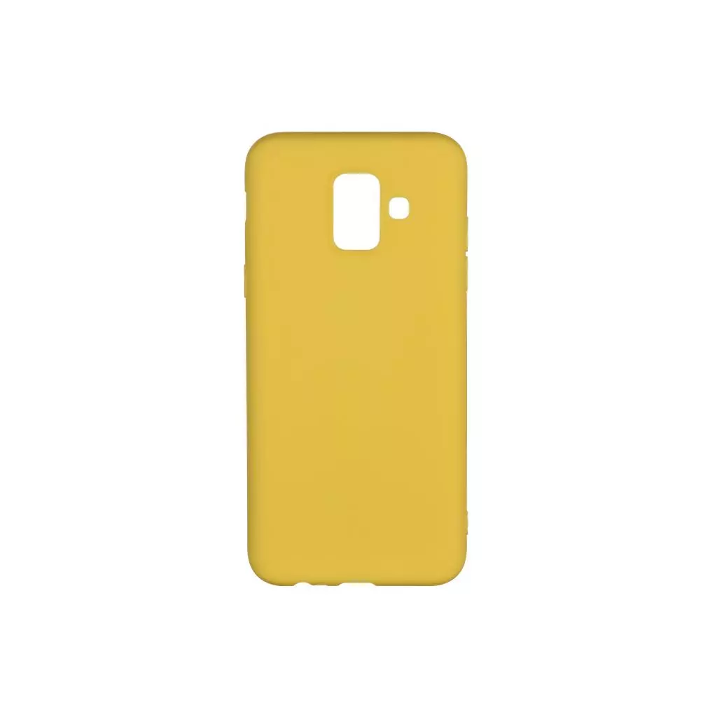 Чехол для моб. телефона 2E Samsung Galaxy A6 2018 (A600) , Soft touch, Mustard (2E-G-A6-18-NKST-MS)