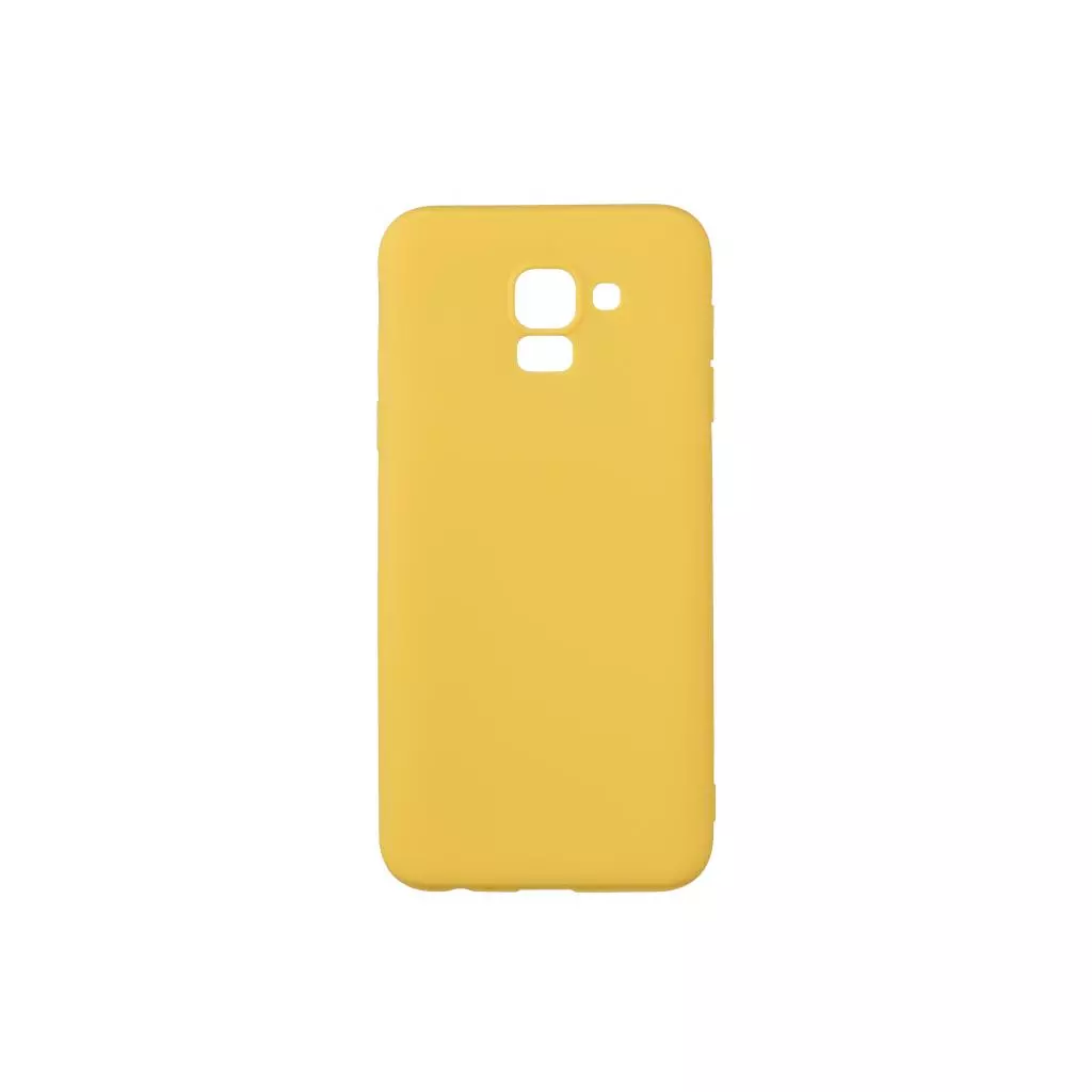 Чехол для моб. телефона 2E Samsung Galaxy J6 2018 (J600) , Soft touch, Mustard (2E-G-J6-18-NKST-MS)