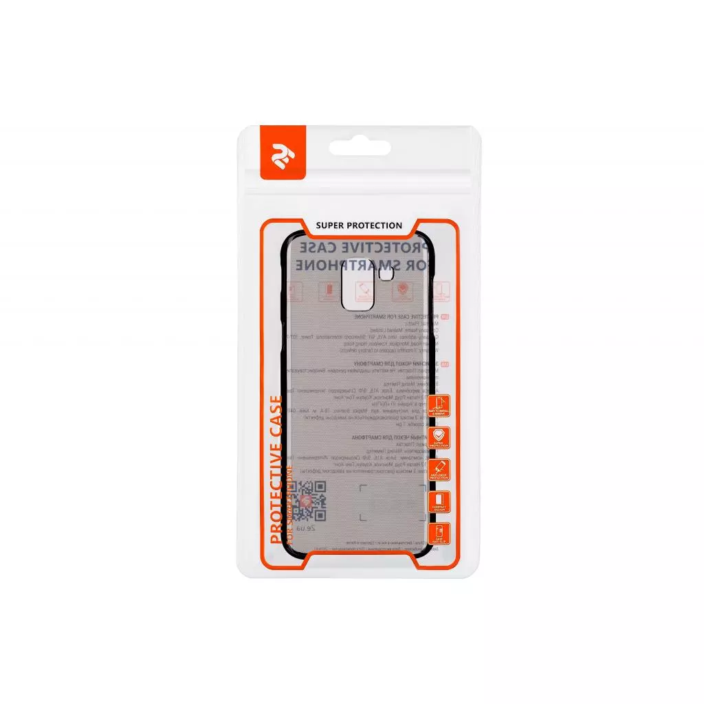 Чехол для моб. телефона 2E Samsung Galaxy J6 2018 (J600), Crystal , Black (2E-G-J6-18-NKCR-BK) - 2 Чехол для моб. телефона 2E Samsung Galaxy J6 2018 (J600), Crystal , Black (2E-G-J6-18-NKCR-BK) - 2