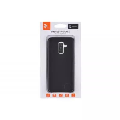 Чехол для моб. телефона 2E Samsung Galaxy A6 Plus 2018, PU Case, Black (2E-G-A6+-MCPUB) - 2