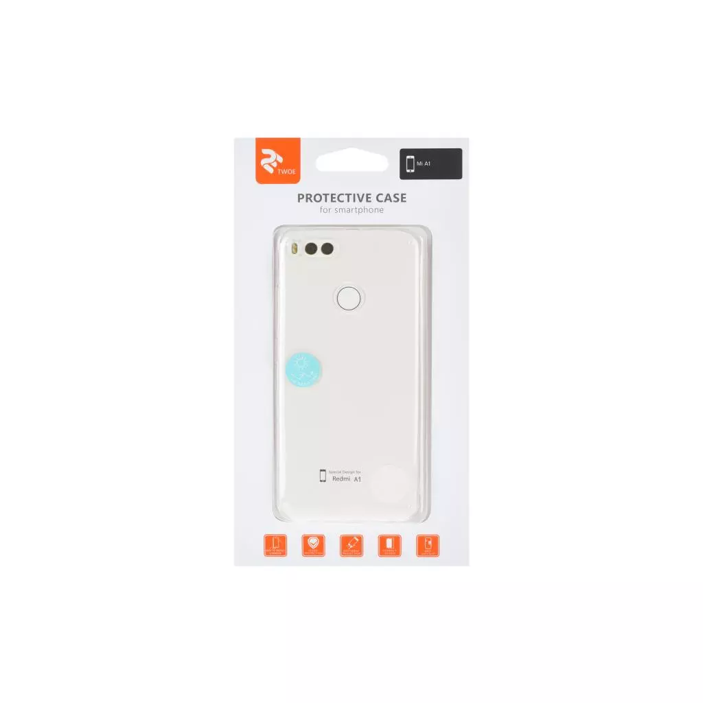 Чехол для моб. телефона 2E Xiaomi Mi A1, TPU Case TR (2E-MI-A1-17-MCTTR) - 3 Чехол для моб. телефона 2E Xiaomi Mi A1, TPU Case TR (2E-MI-A1-17-MCTTR) - 3