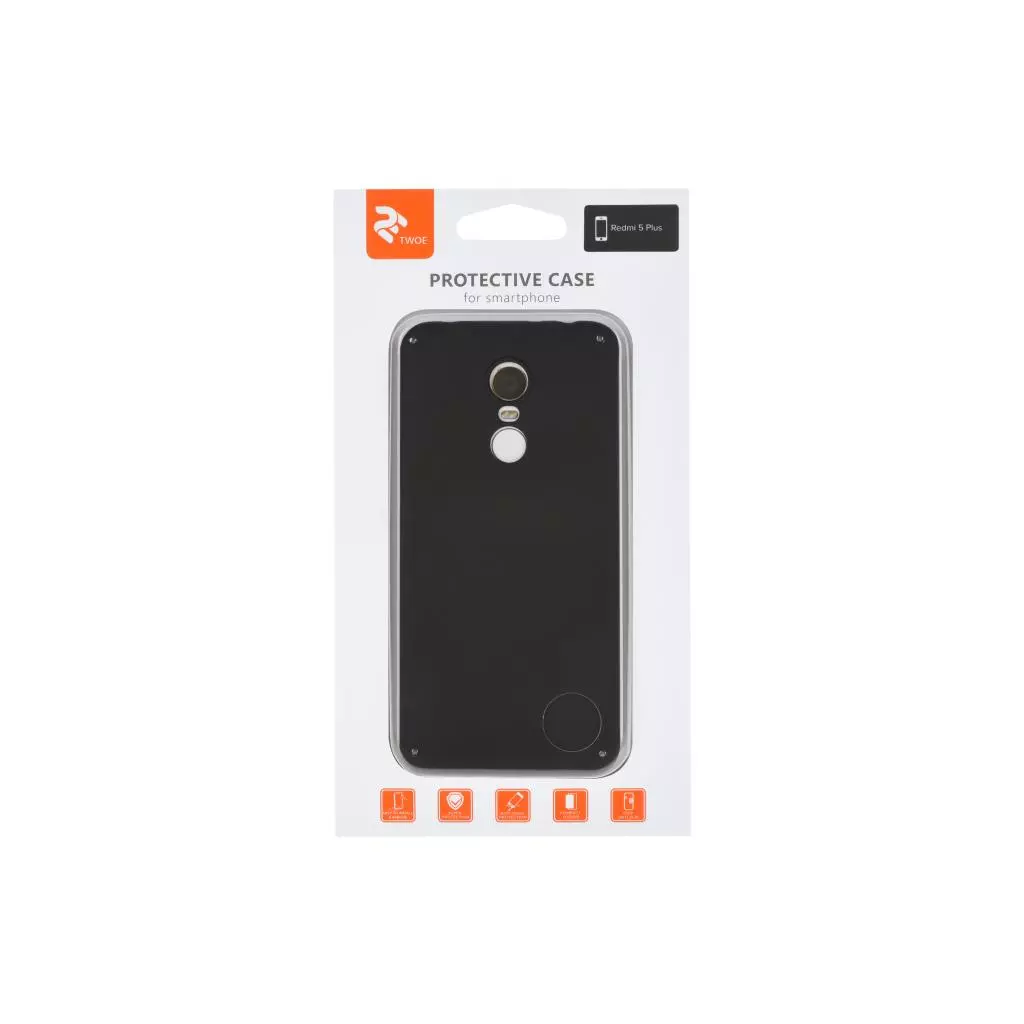 Чехол для моб. телефона 2E Xiaomi Redmi 5 Plus, PP Case Black (2E-MI-5P-18-MCPPB) - 3