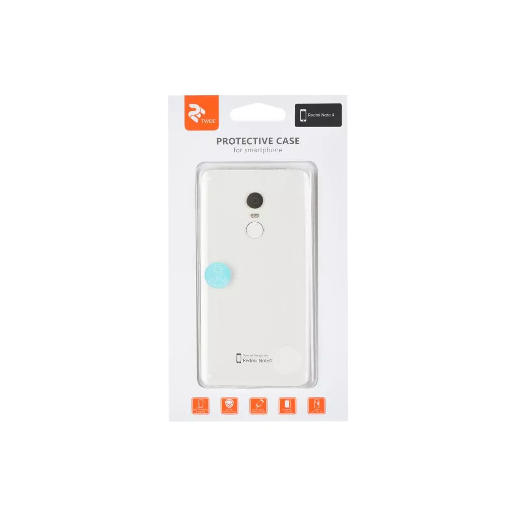 Чехол для моб. телефона 2E Xiaomi Redmi Note 4, TPU Case TR (2E-MI-NT4-17-MCTTR) - 3 Чехол для моб. телефона 2E Xiaomi Redmi Note 4, TPU Case TR (2E-MI-NT4-17-MCTTR) - 3