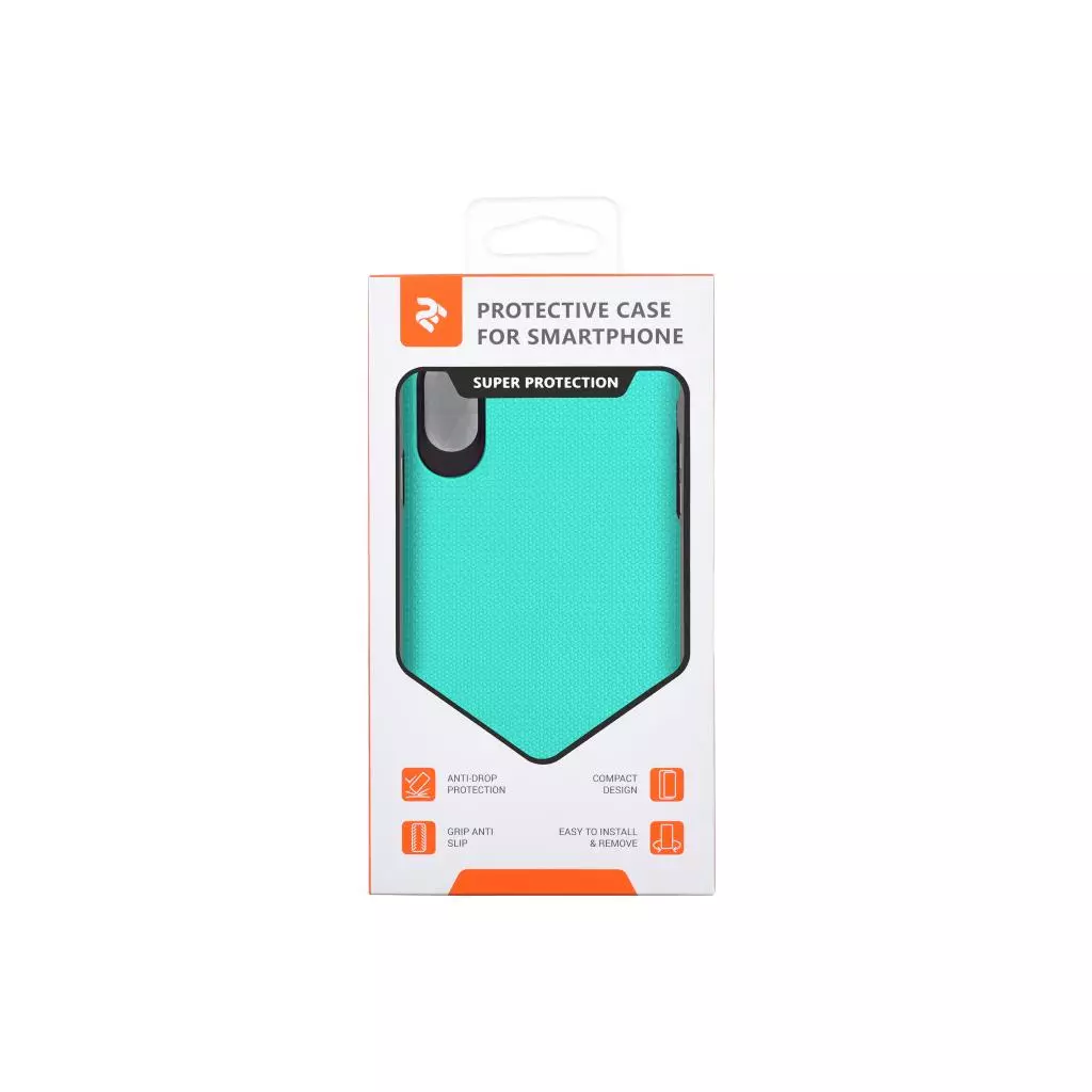 Чехол для моб. телефона 2E Apple iPhone XR, Triangle, Mint (2E-IPH-XR-TKTLMT) - 2