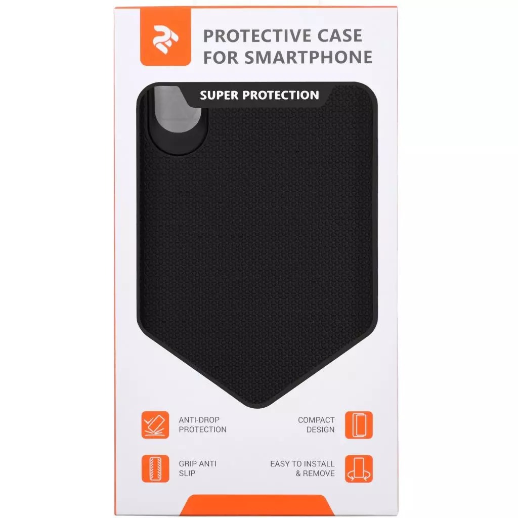 Чехол для моб. телефона 2E Apple iPhone XS, Triangle, Black (2E-IPH-XS-TKTLBK) - 2