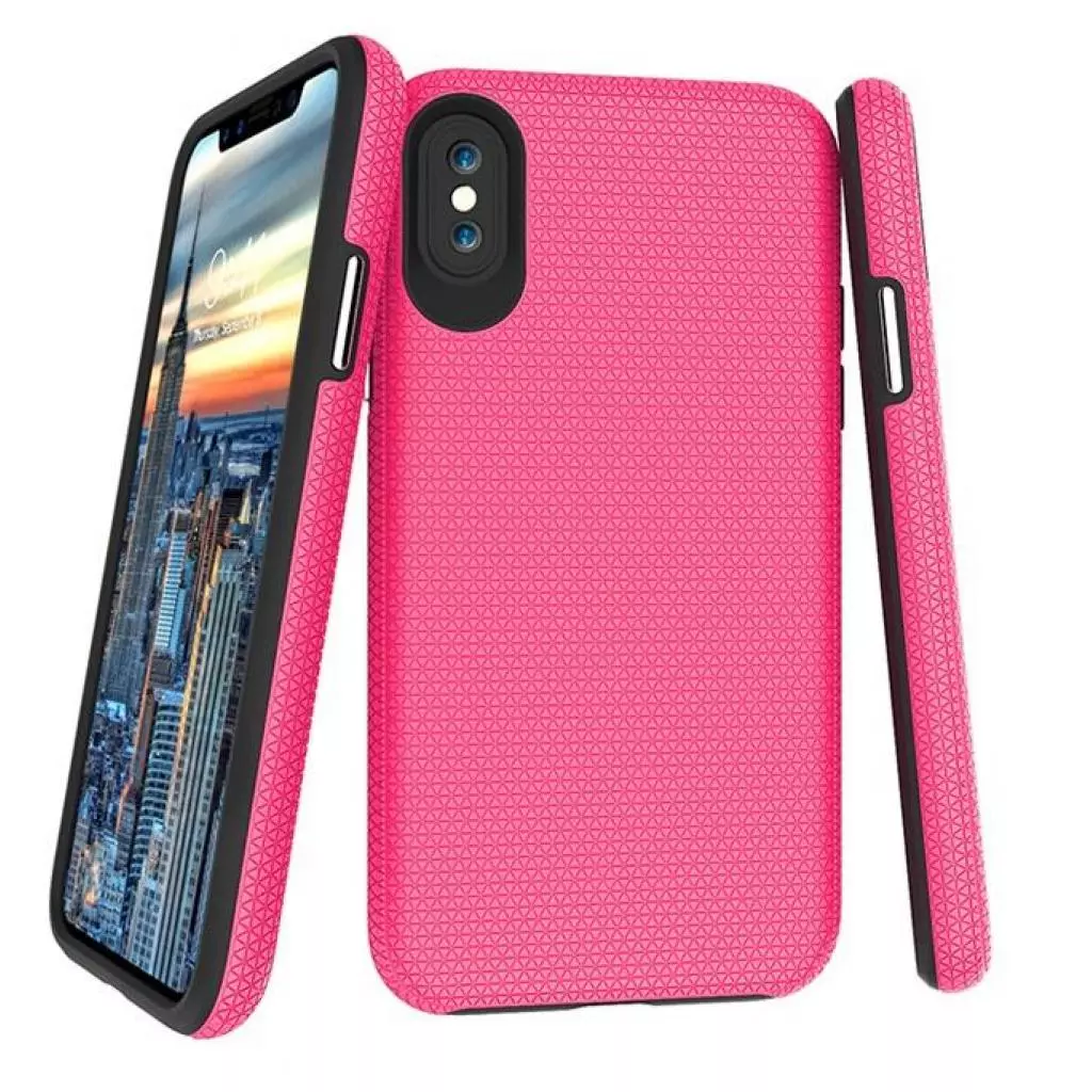 Чехол для моб. телефона 2E Apple iPhone XS, Triangle, Pink (2E-IPH-XS-TKTLPK)