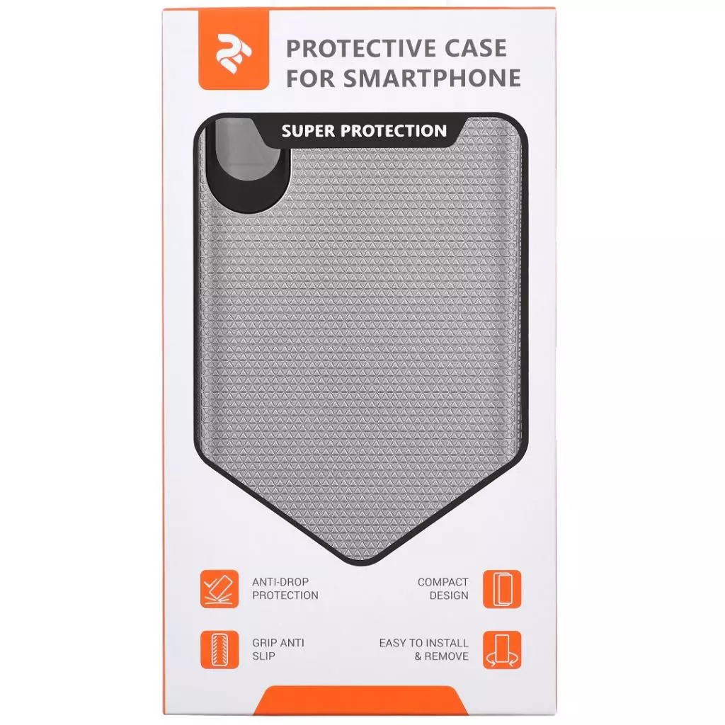 Чехол для моб. телефона 2E Apple iPhone XS, Triangle, Silver (2E-IPH-XS-TKTLSLV) - 2