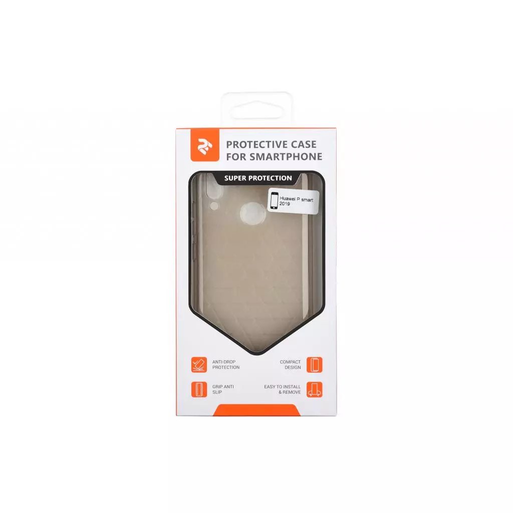Чехол для моб. телефона 2E Huawei P Smart 2019, Crystal , Black (2E-H-PS-19-AOCR-BK) - 2