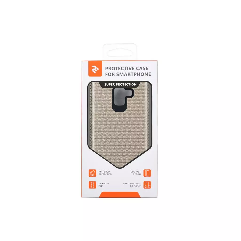 Чехол для моб. телефона 2E Samsung Galaxy A8 (A530_2018), Triangle, Gold (2E-G-A8-18-TKTLGD) - 2