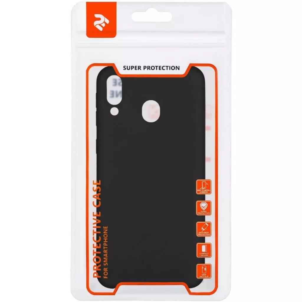 Чехол для моб. телефона 2E Samsung Galaxy M20, Soft touch, Black (2E-G-M20-AOST-BK) - 2 Чехол для моб. телефона 2E Samsung Galaxy M20, Soft touch, Black (2E-G-M20-AOST-BK) - 2