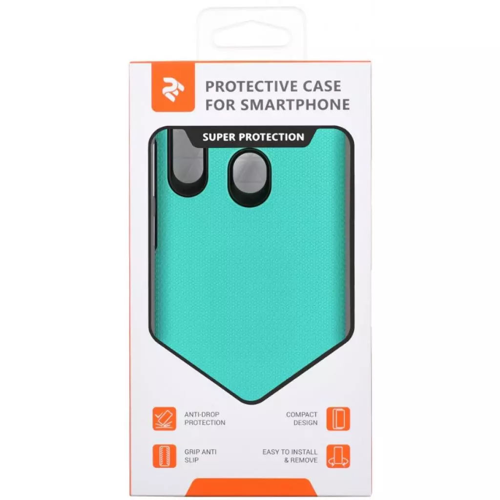Чехол для моб. телефона 2E Samsung Galaxy M20 (M205), Triangle, Mint (2E-G-M20-TKTLMT) - 2 Чехол для моб. телефона 2E Samsung Galaxy M20 (M205), Triangle, Mint (2E-G-M20-TKTLMT) - 2