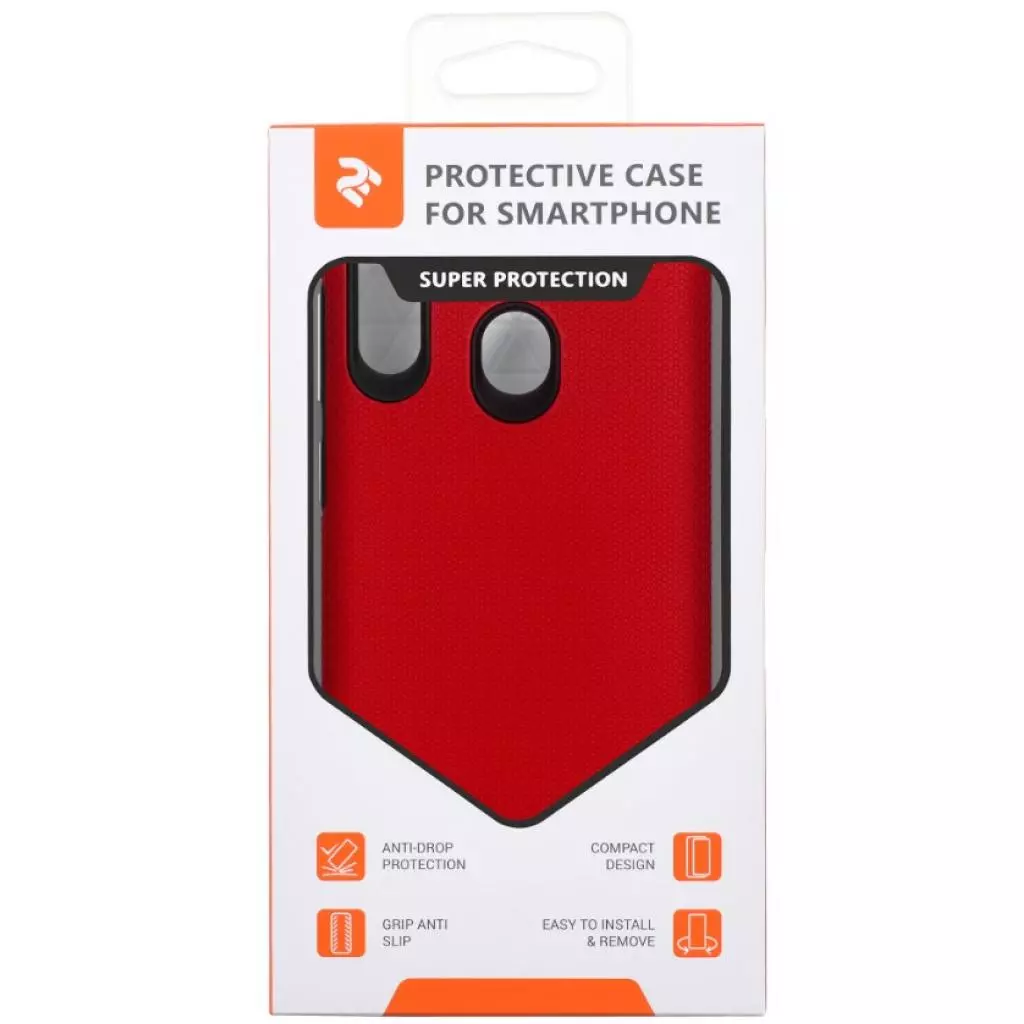 Чехол для моб. телефона 2E Samsung Galaxy M20 (M205), Triangle, Red (2E-G-M20-TKTLRD) - 2 Чехол для моб. телефона 2E Samsung Galaxy M20 (M205), Triangle, Red (2E-G-M20-TKTLRD) - 2