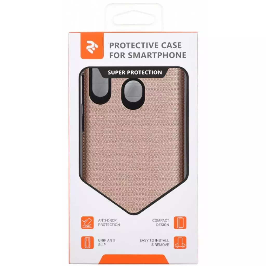 Чехол для моб. телефона 2E Samsung Galaxy M20 (M205), Triangle, Rose gold (2E-G-M20-TKTLRG) - 2