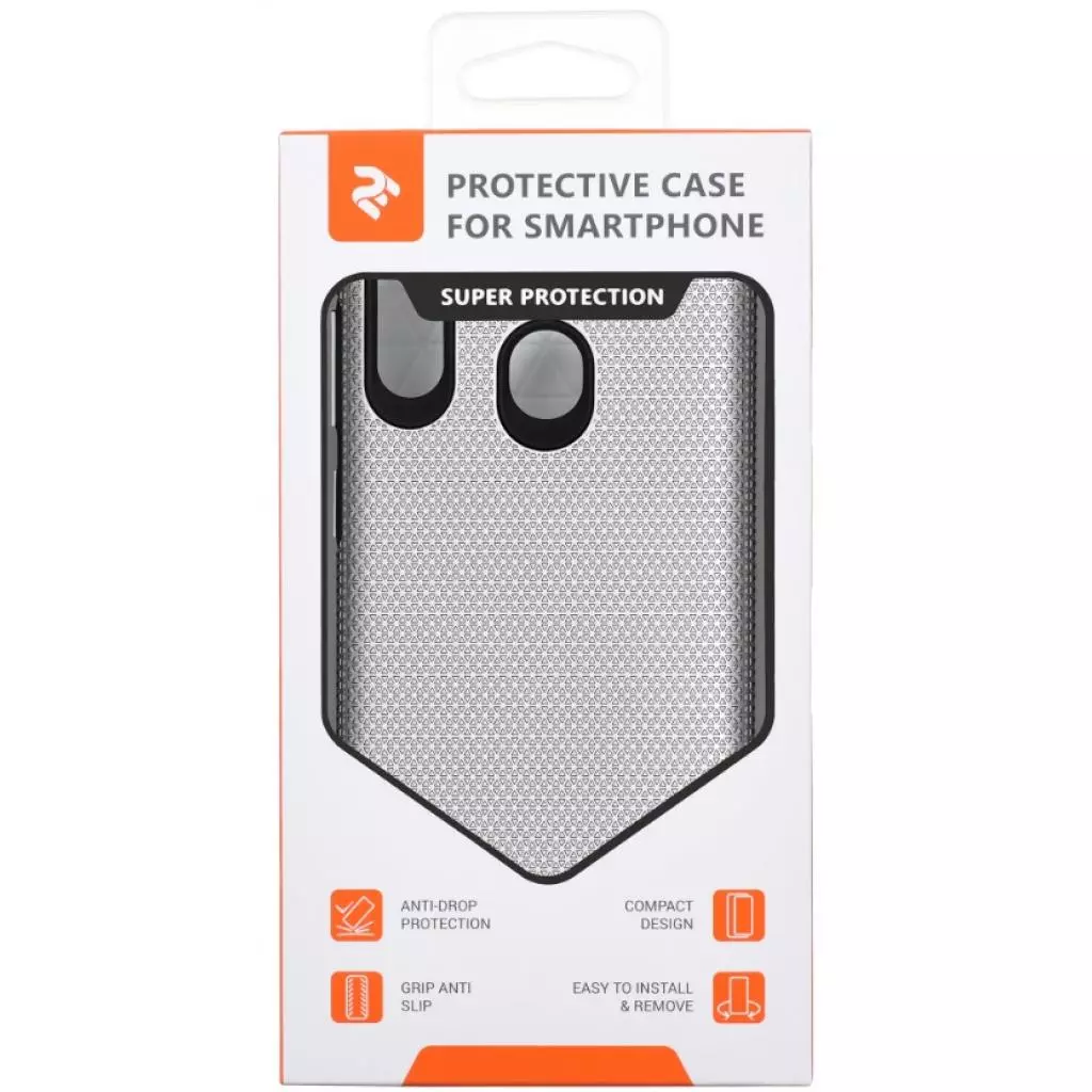 Чехол для моб. телефона 2E Samsung Galaxy M20 (M205), Triangle, Silver (2E-G-M20-TKTLSLV) - 2