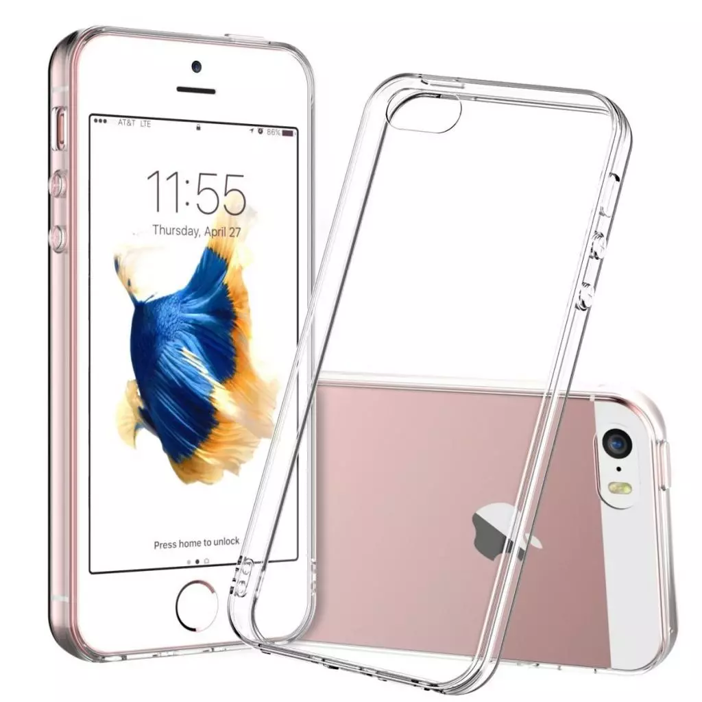Чехол для моб. телефона Laudtec для iPhone 5/SE Clear tpu (Transperent) (LC-IP5SET) - 3