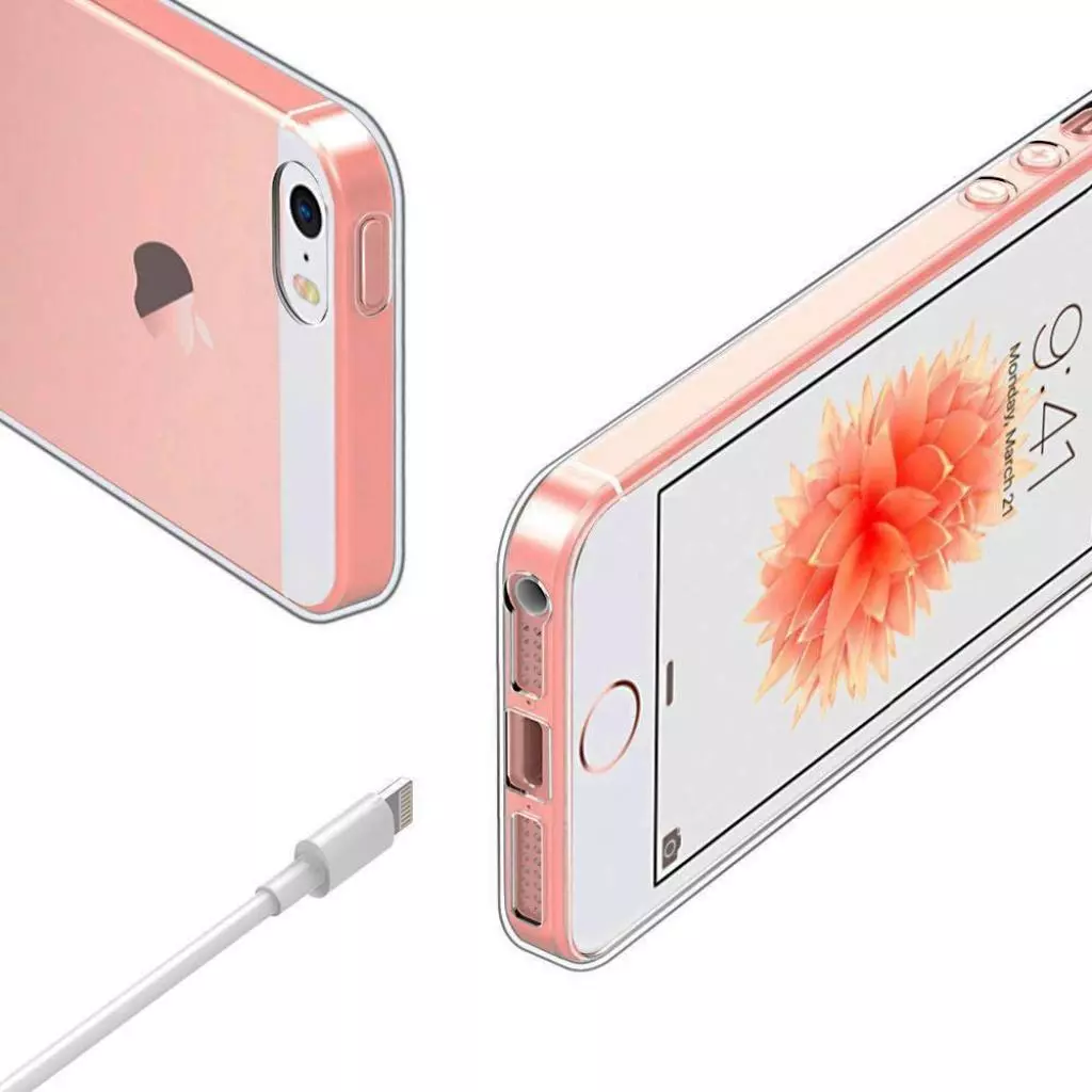 Чехол для моб. телефона Laudtec для iPhone 5/SE Clear tpu (Transperent) (LC-IP5SET) - 7