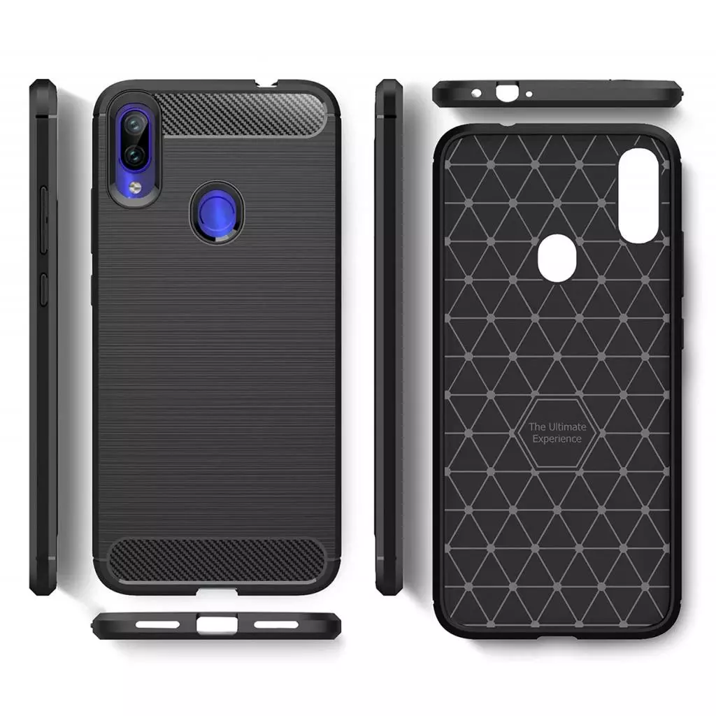 Чехол для моб. телефона Laudtec для Xiaomi Redmi Note 7 Carbon Fiber (Black) (LT-XRN7) - 3