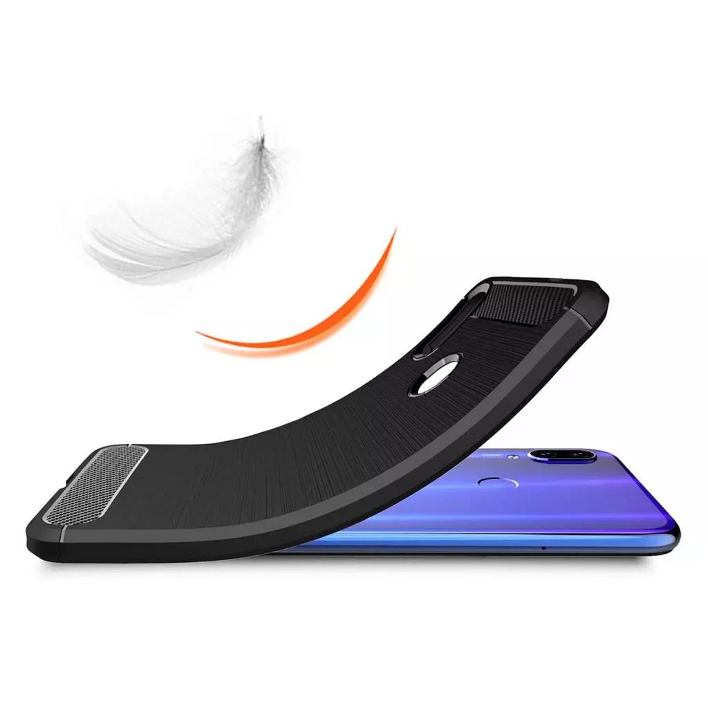 Чехол для моб. телефона Laudtec для Xiaomi Redmi Note 7 Carbon Fiber (Black) (LT-XRN7) - 4