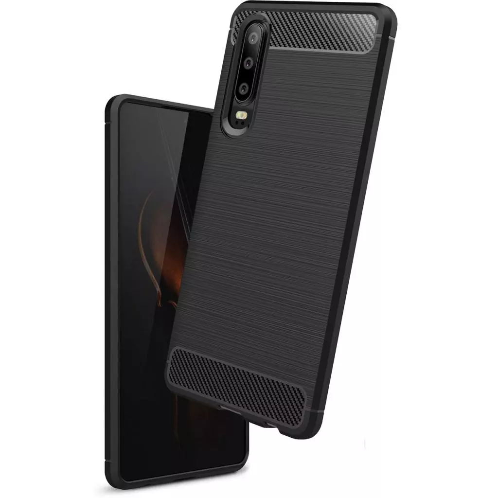 Чехол для моб. телефона Laudtec для Huawei P30 Carbon Fiber (Black) (LT-P30B) - 1 Чехол для моб. телефона Laudtec для Huawei P30 Carbon Fiber (Black) (LT-P30B) - 1