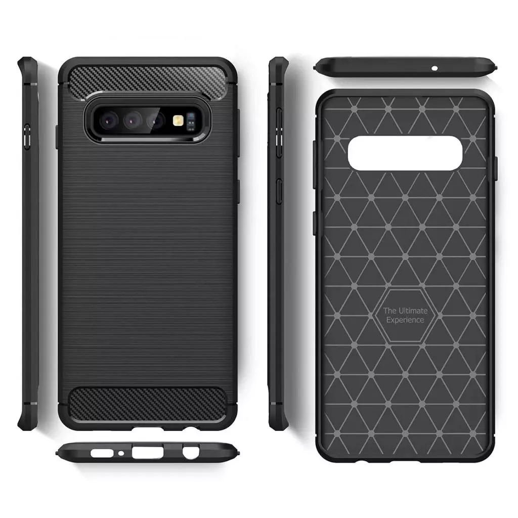 Чехол для моб. телефона Laudtec для SAMSUNG Galaxy S10 Carbon Fiber (Black) (LT-GS10B) - 3