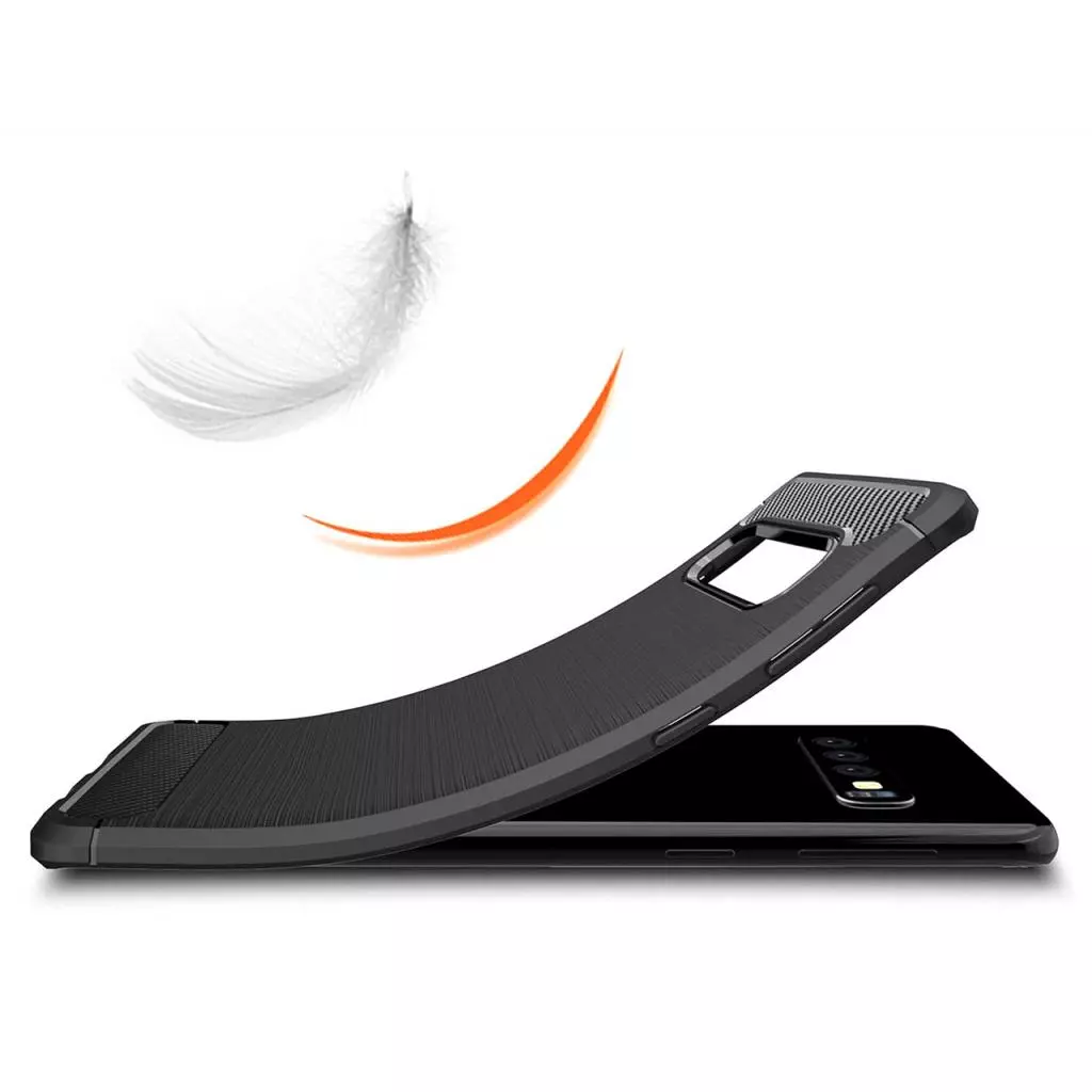 Чехол для моб. телефона Laudtec для SAMSUNG Galaxy S10 Carbon Fiber (Black) (LT-GS10B) - 4