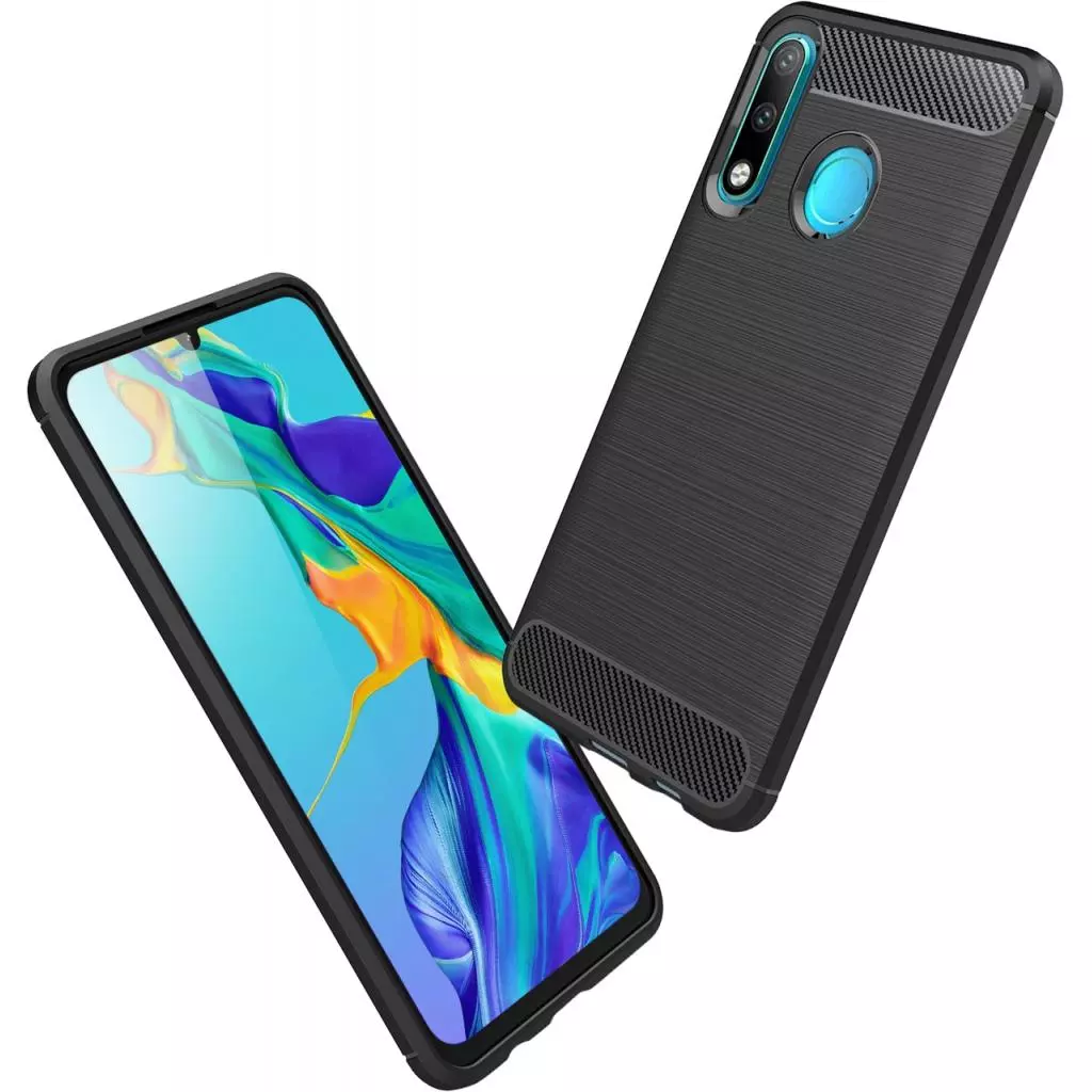 Чехол для моб. телефона Laudtec для Huawei P30 Lite Carbon Fiber (Black) (LT-P30LB) - 1