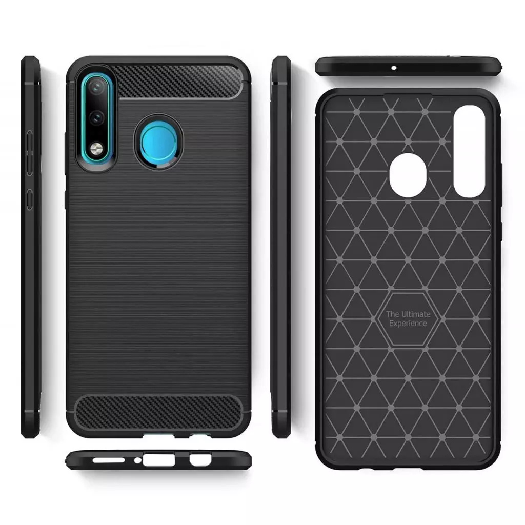Чехол для моб. телефона Laudtec для Huawei P30 Lite Carbon Fiber (Black) (LT-P30LB) - 3