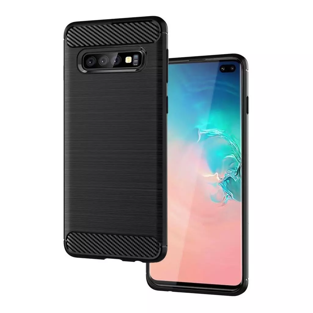 Чехол для моб. телефона Laudtec для SAMSUNG Galaxy S10 Plus Carbon Fiber (Black) (LT-GS10PB) - 1 Чехол для моб. телефона Laudtec для SAMSUNG Galaxy S10 Plus Carbon Fiber (Black) (LT-GS10PB) - 1