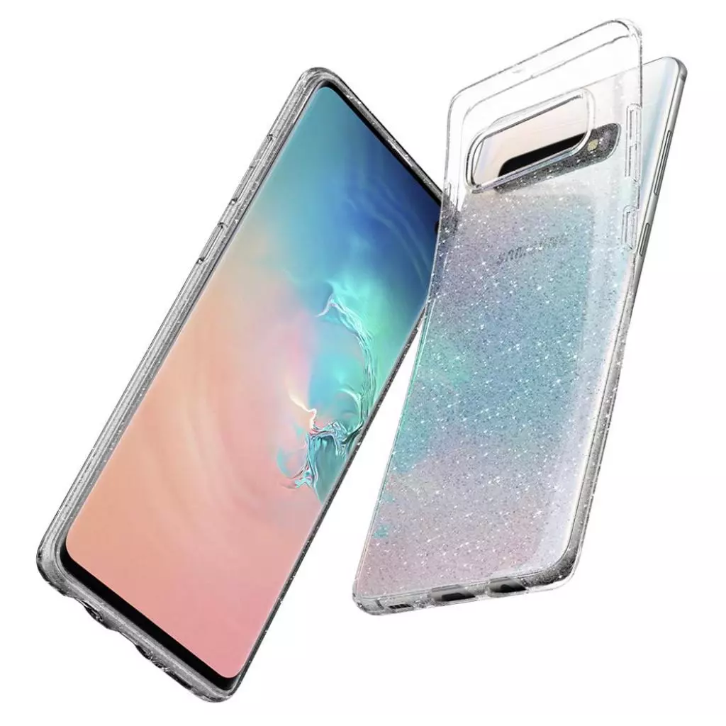 Чехол для моб. телефона Spigen Galaxy S10 Liquid Crystal Glitter Crystal Quartz (605CS25797) - 4 Чехол для моб. телефона Spigen Galaxy S10 Liquid Crystal Glitter Crystal Quartz (605CS25797) - 4