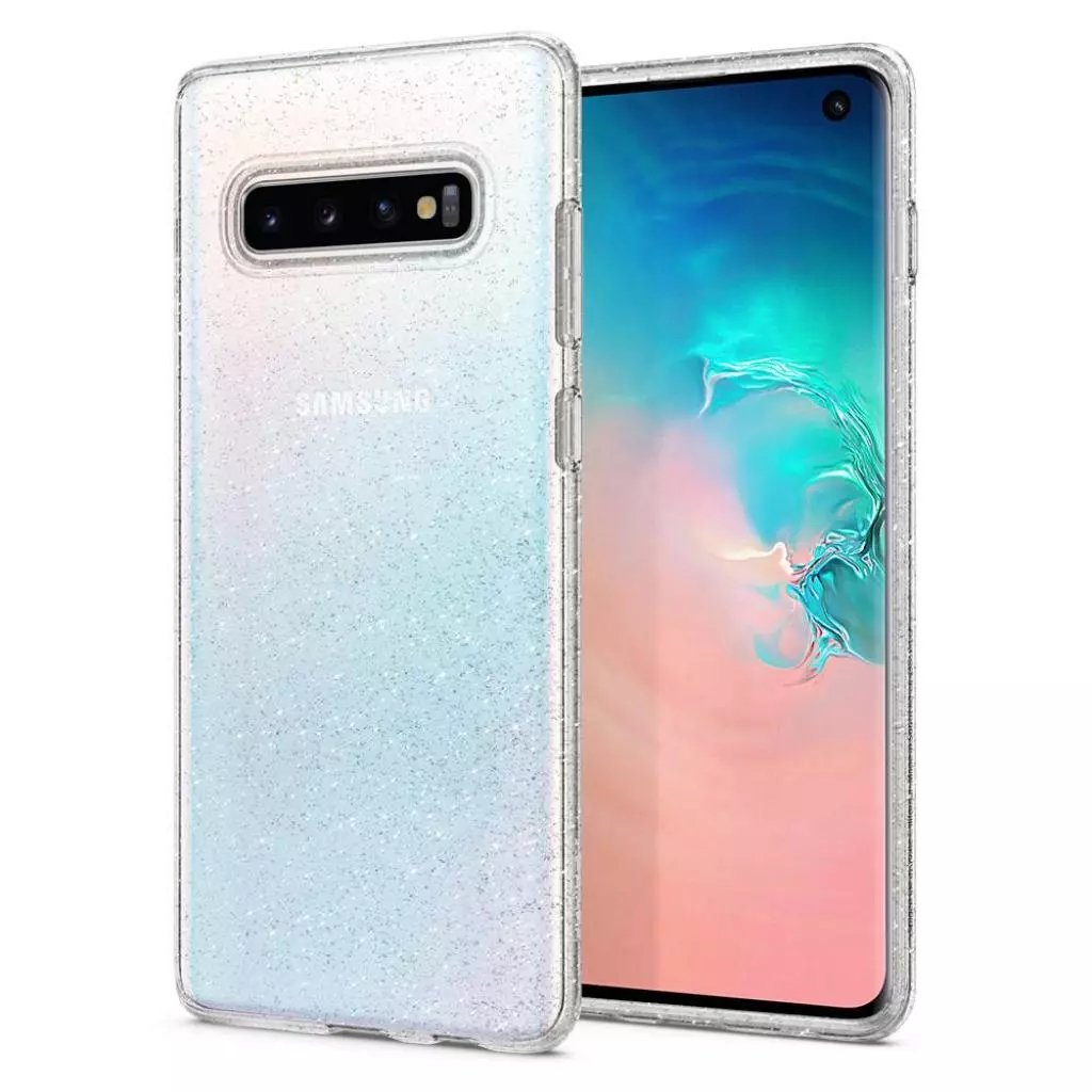 Чехол для моб. телефона Spigen Galaxy S10 Liquid Crystal Glitter Crystal Quartz (605CS25797) - 6 Чехол для моб. телефона Spigen Galaxy S10 Liquid Crystal Glitter Crystal Quartz (605CS25797) - 6