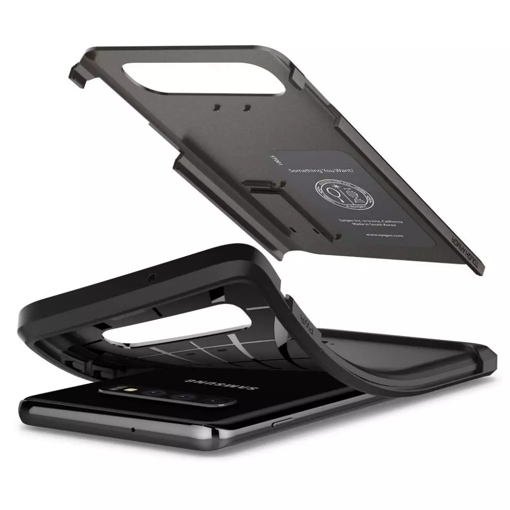 Чехол для моб. телефона Spigen Galaxy S10 Tough Armor Gunmetal (605CS25804) - 4 Чехол для моб. телефона Spigen Galaxy S10 Tough Armor Gunmetal (605CS25804) - 4