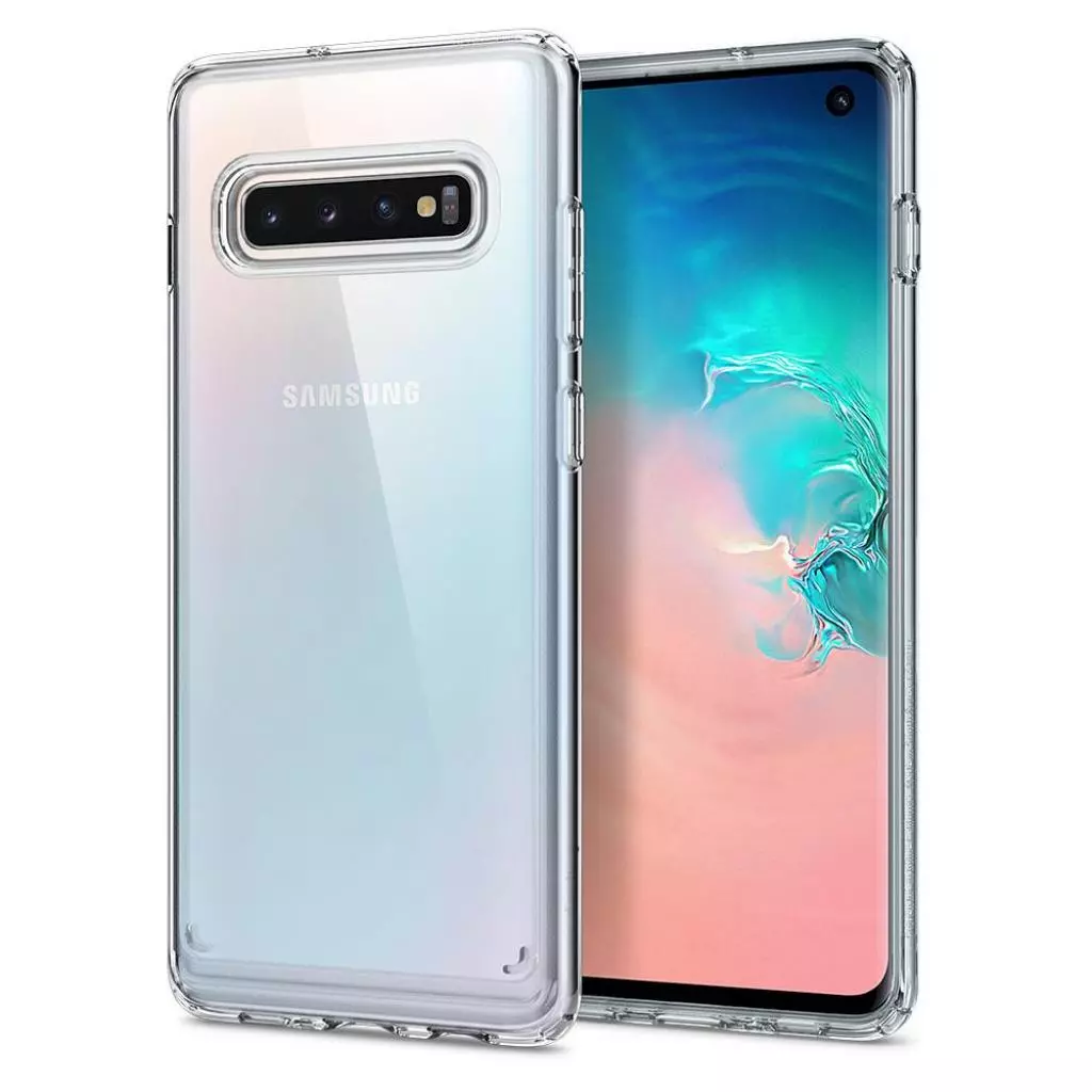 Чехол для моб. телефона Spigen Galaxy S10 Ultra Hybrid Crystal Clear (605CS25801) - 4 Чехол для моб. телефона Spigen Galaxy S10 Ultra Hybrid Crystal Clear (605CS25801) - 4