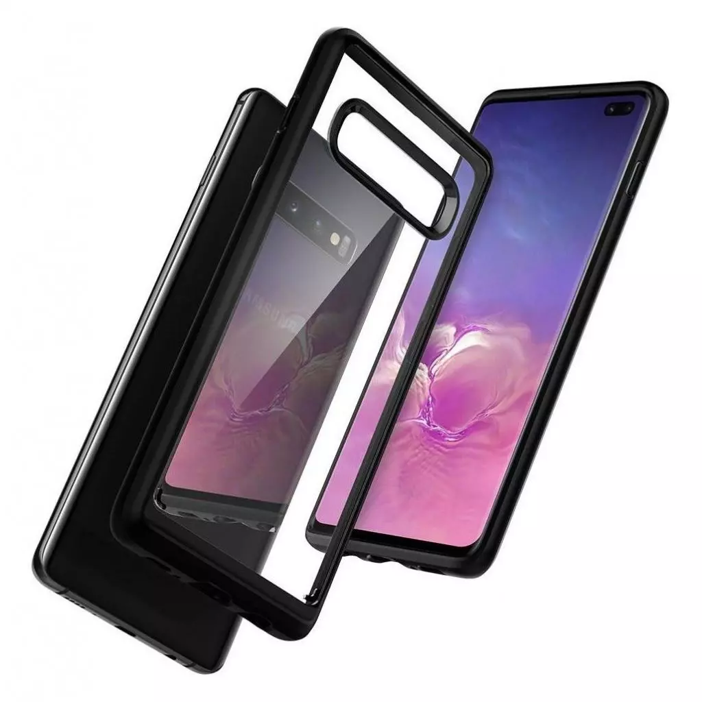 Чехол для моб. телефона Spigen Galaxy S10 Ultra Hybrid Matte Black (605CS25802) - 4