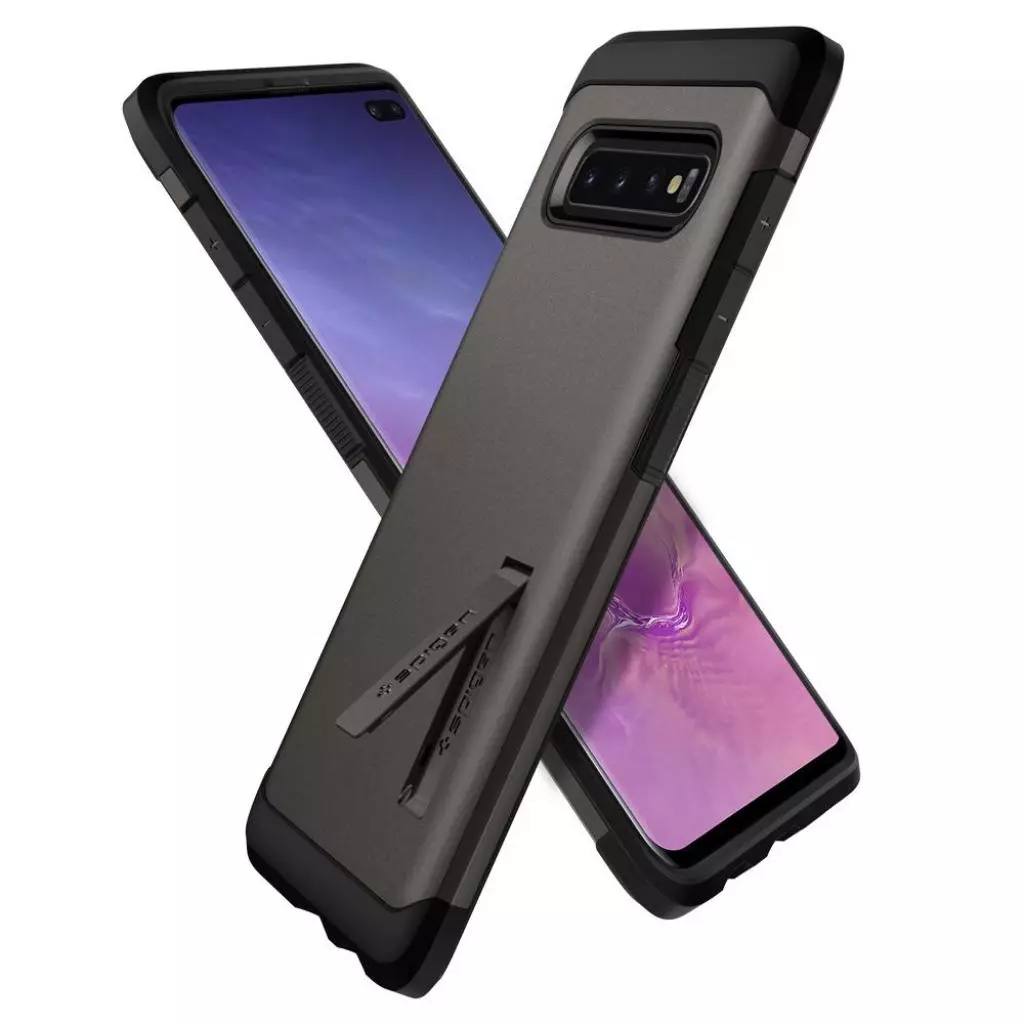 Чехол для моб. телефона Spigen Galaxy S10+ Tough Armor Gunmetal (606CS25769) - 8 Чехол для моб. телефона Spigen Galaxy S10+ Tough Armor Gunmetal (606CS25769) - 8