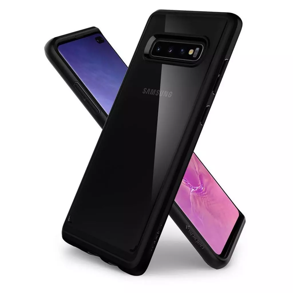 Чехол для моб. телефона Spigen Galaxy S10+ Ultra Hybrid Matte Black (606CS25767) - 3 Чехол для моб. телефона Spigen Galaxy S10+ Ultra Hybrid Matte Black (606CS25767) - 3